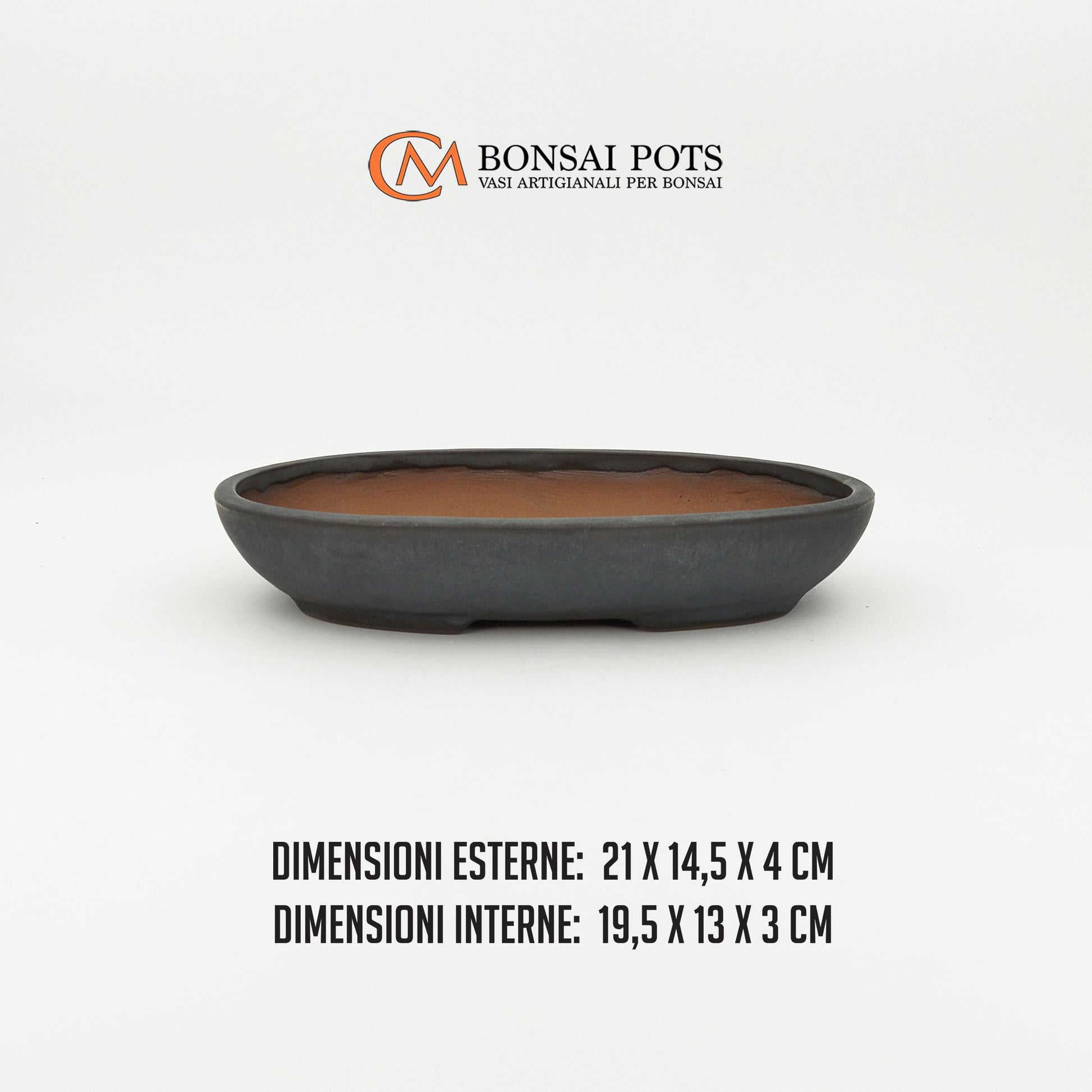 Vaso bonsai ovale 21 CM - CMBonsaiPots