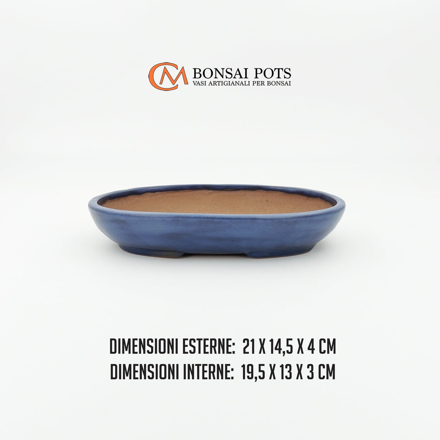 Vaso bonsai ovale 21 CM - CMBonsaiPots