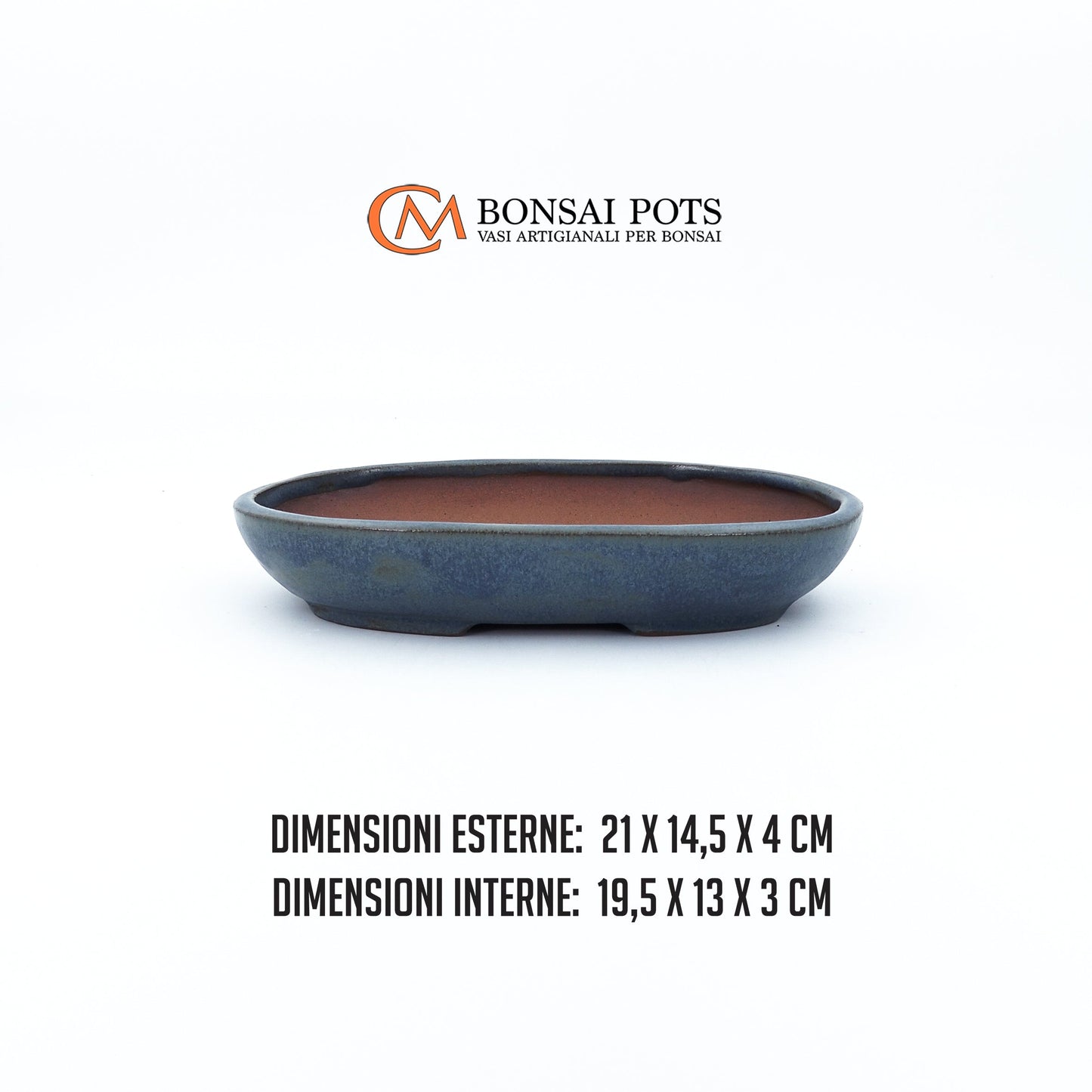Vaso bonsai ovale 21 CM - CMBonsaiPots
