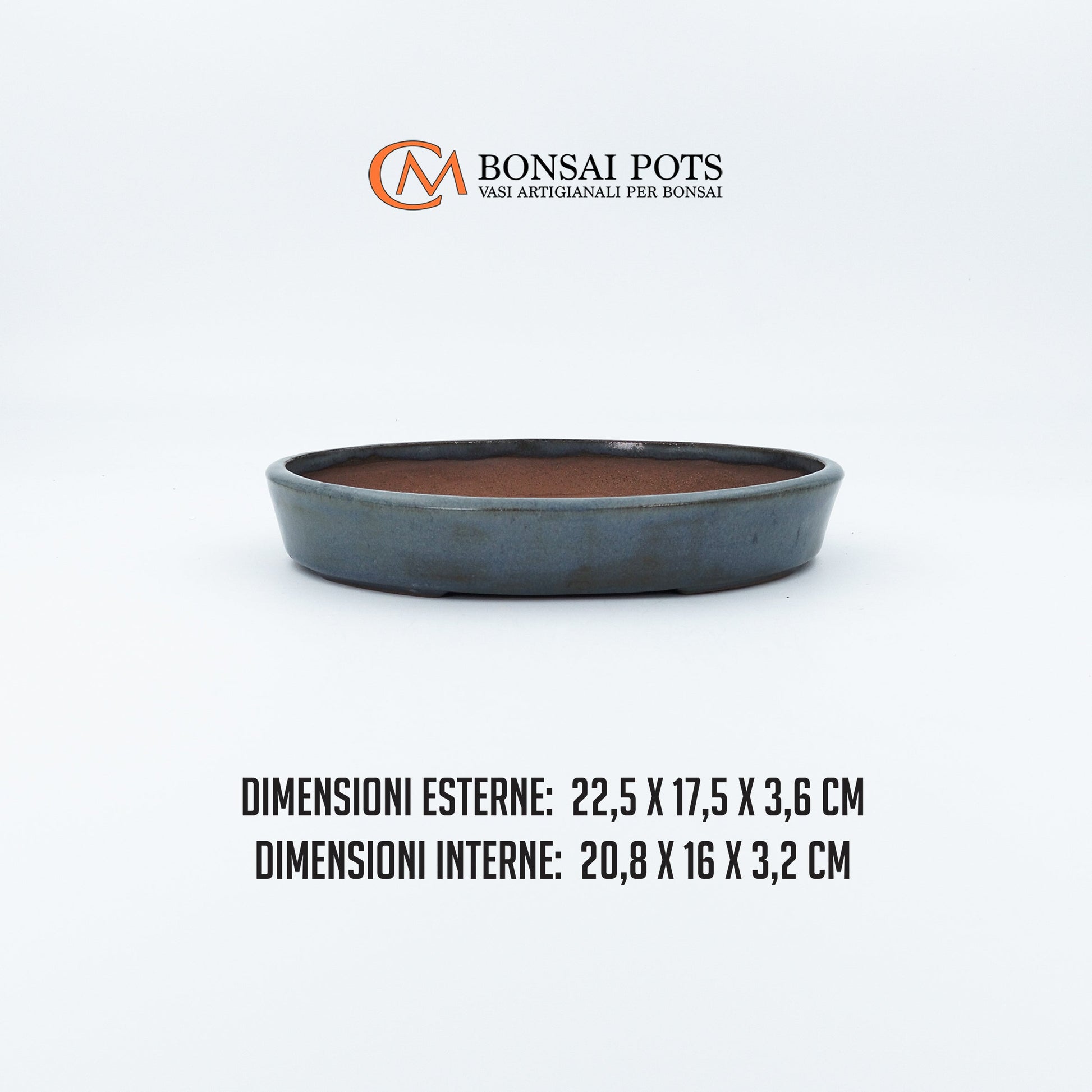 Vaso bonsai ovale 22 CM - CMBonsaiPots