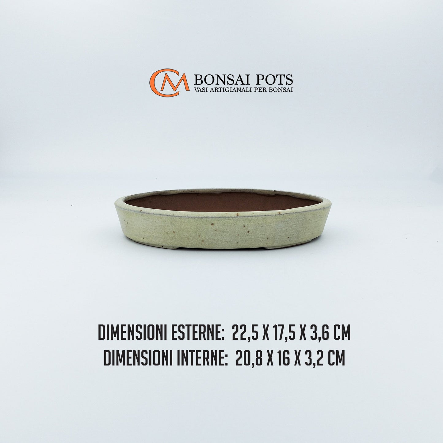 Vaso bonsai ovale 22 CM - CMBonsaiPots