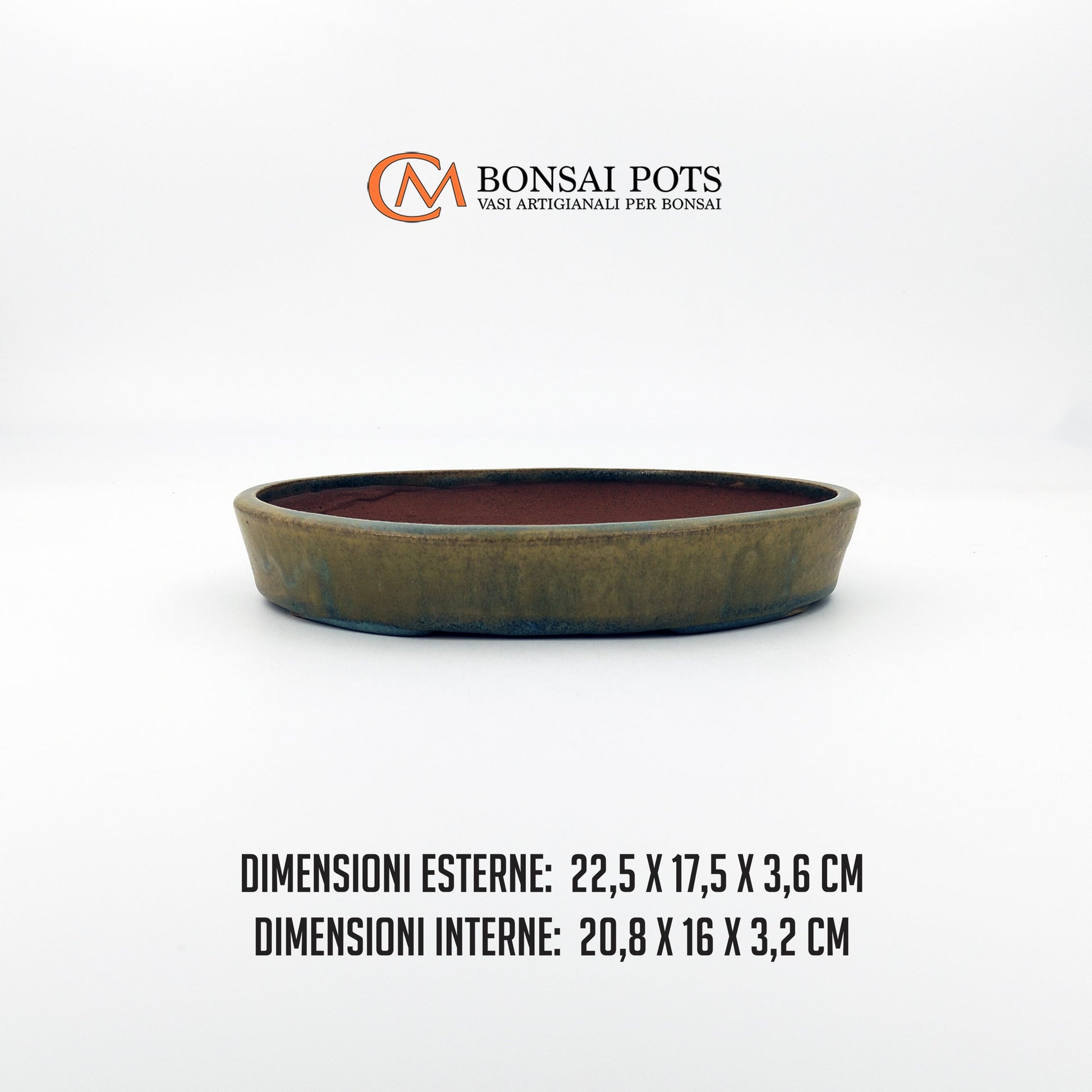 Vaso bonsai ovale 22 CM - CMBonsaiPots