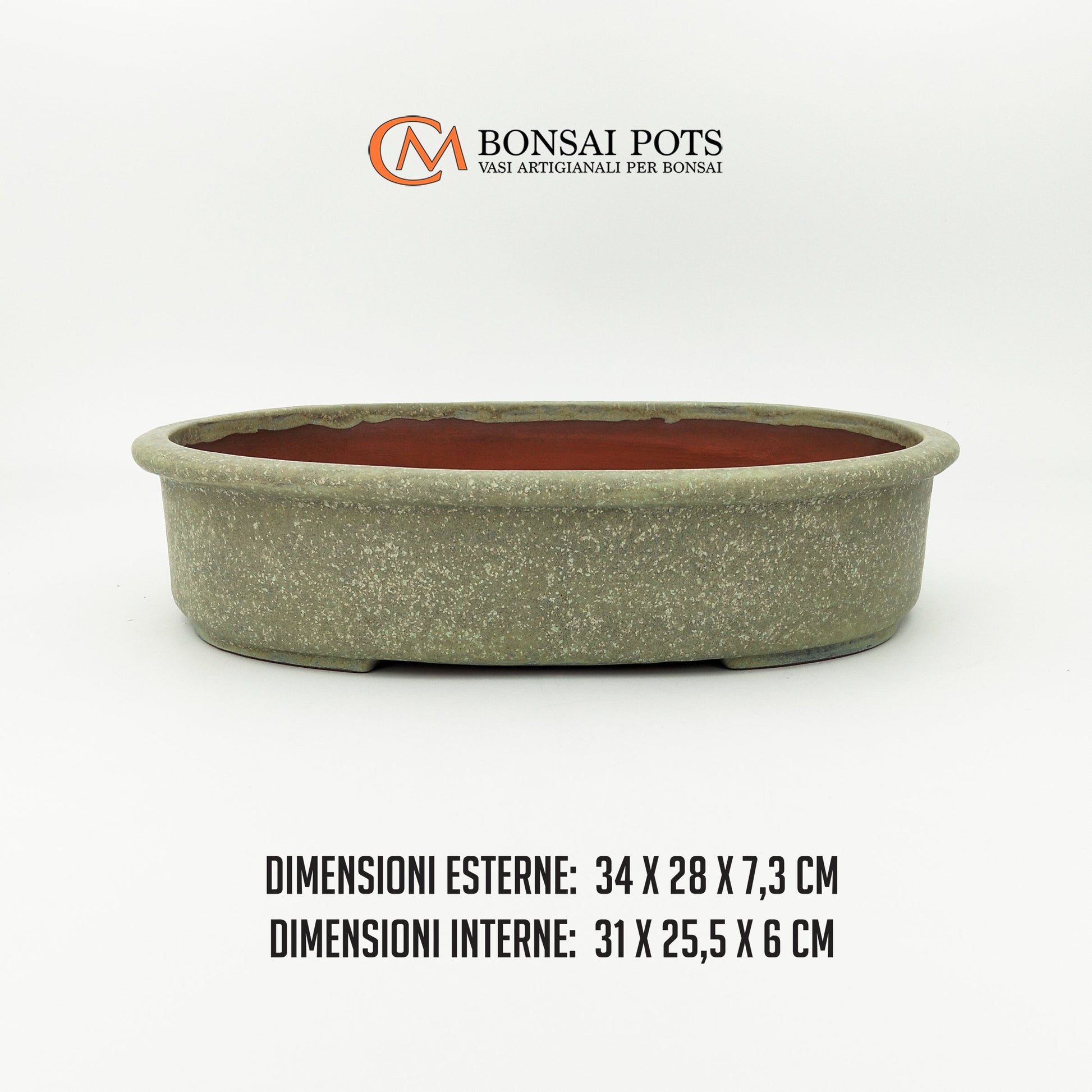 Vaso bonsai ovale 34 - CMBonsaiPots