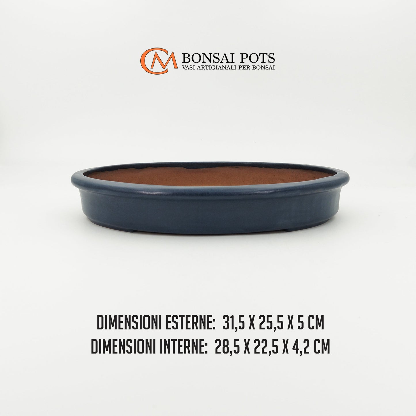 Vaso bonsai ovale da 31 CM - CMBonsaiPots