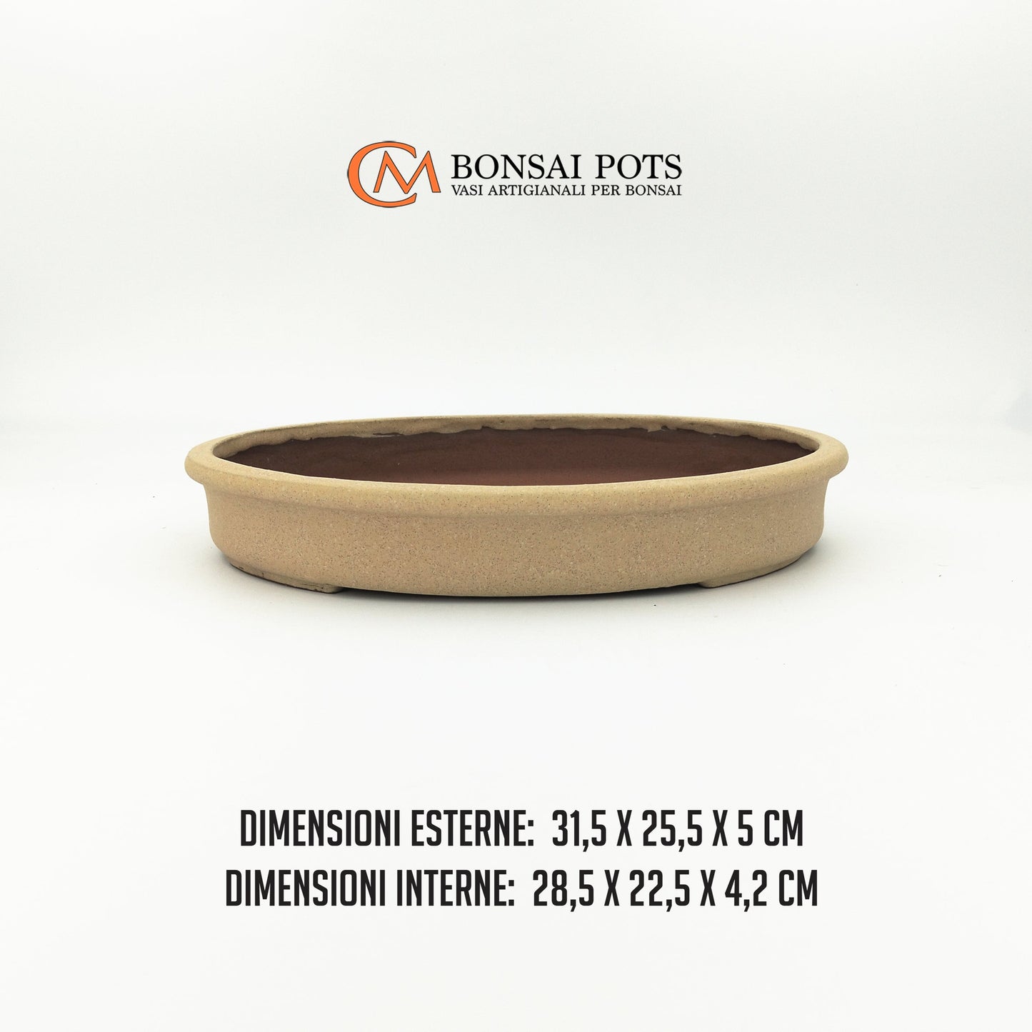 Vaso bonsai ovale da 31 CM - CMBonsaiPots
