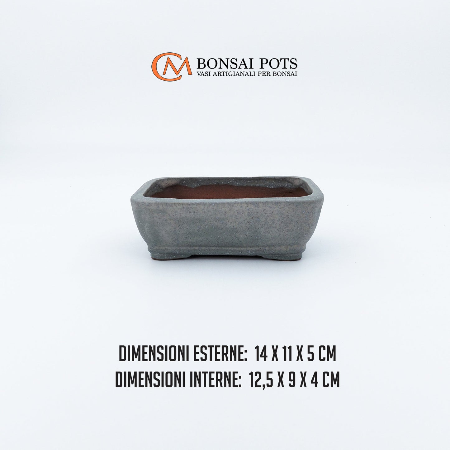 Vaso bonsai rettangolare 14 CM - CMBonsaiPots