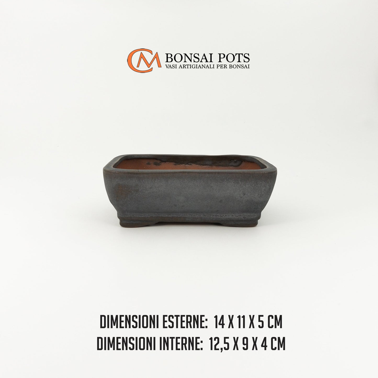 Vaso bonsai rettangolare 14 CM - CMBonsaiPots