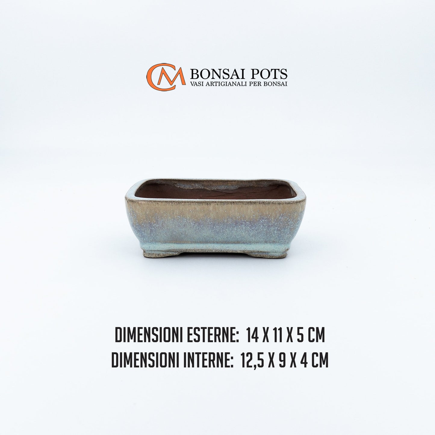 Vaso bonsai rettangolare 14 CM - CMBonsaiPots