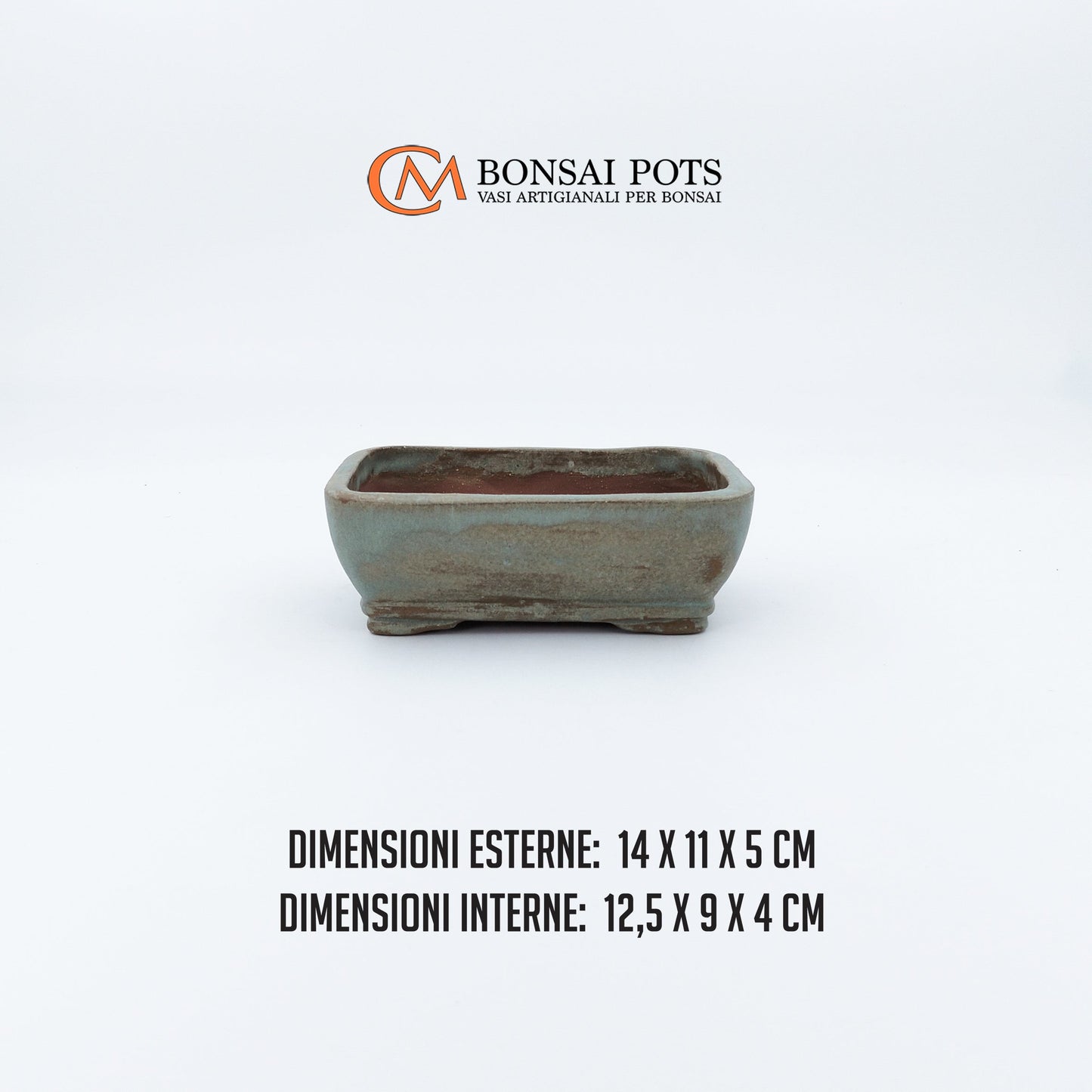 Vaso bonsai rettangolare 14 CM - CMBonsaiPots