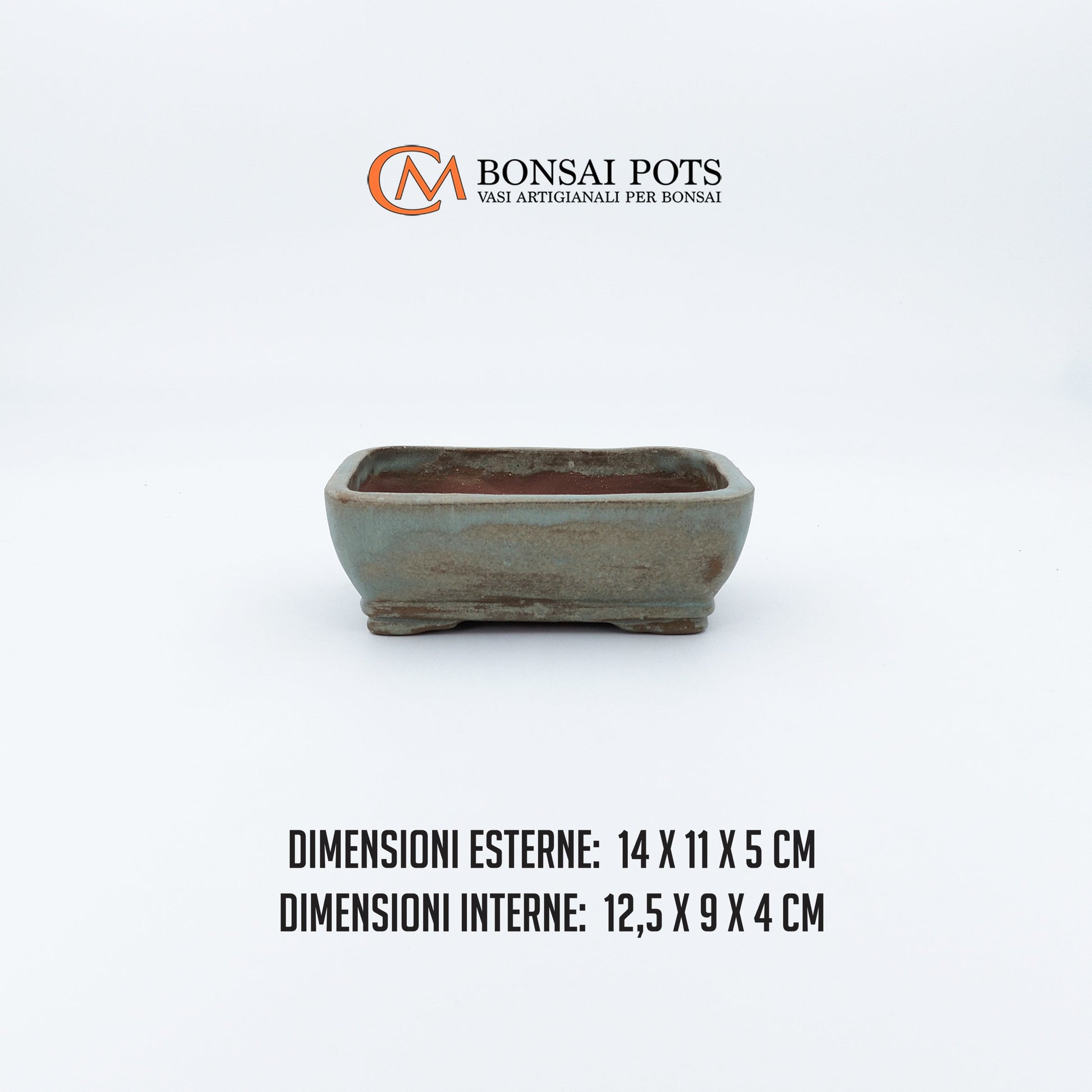 Vaso bonsai rettangolare 14 CM - CMBonsaiPots