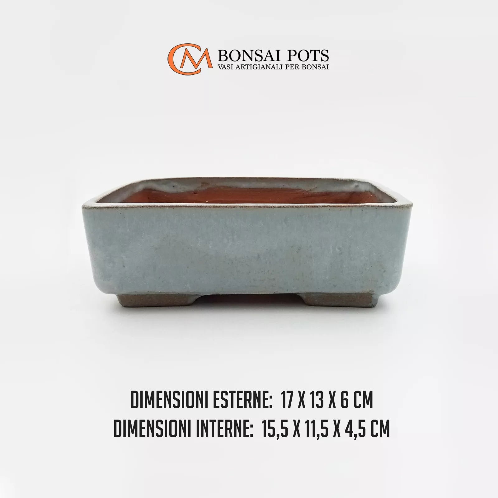 Vaso bonsai rettangolare 17 CM - CMBonsaiPots