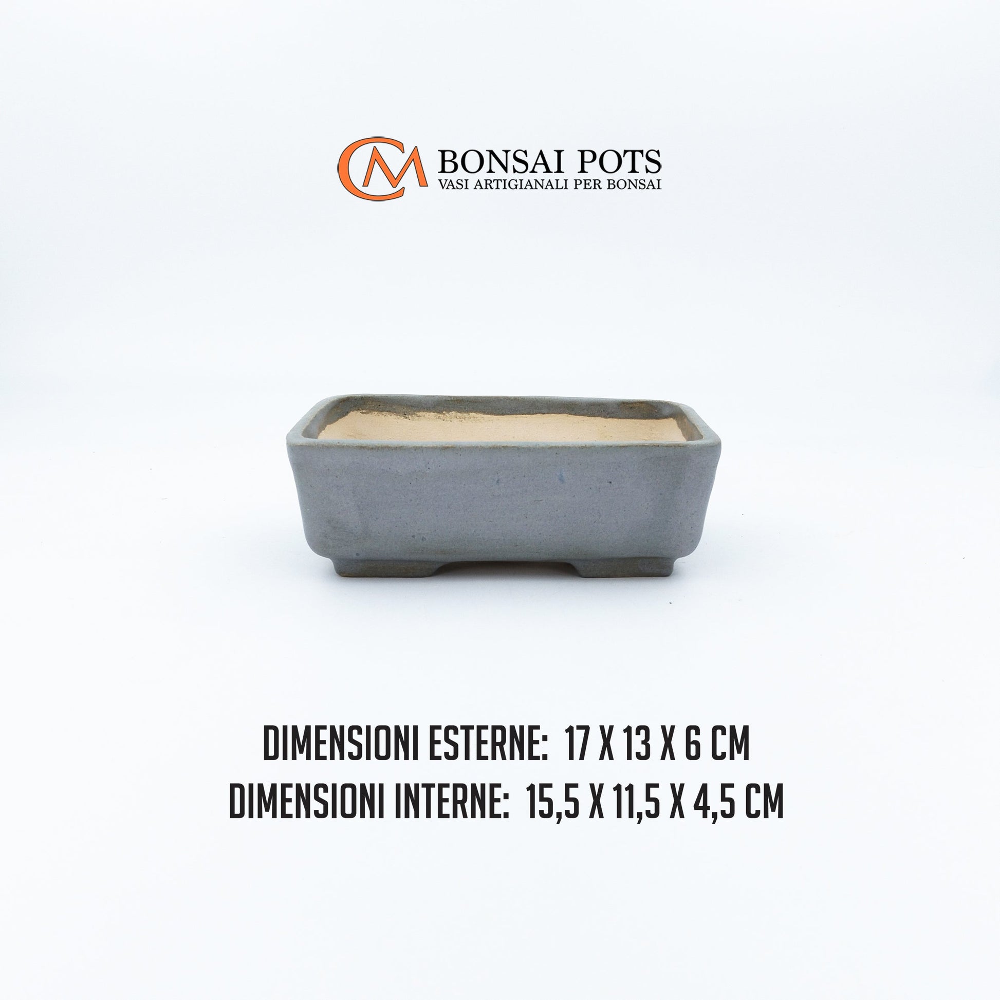 Vaso bonsai rettangolare 17 CM - CMBonsaiPots