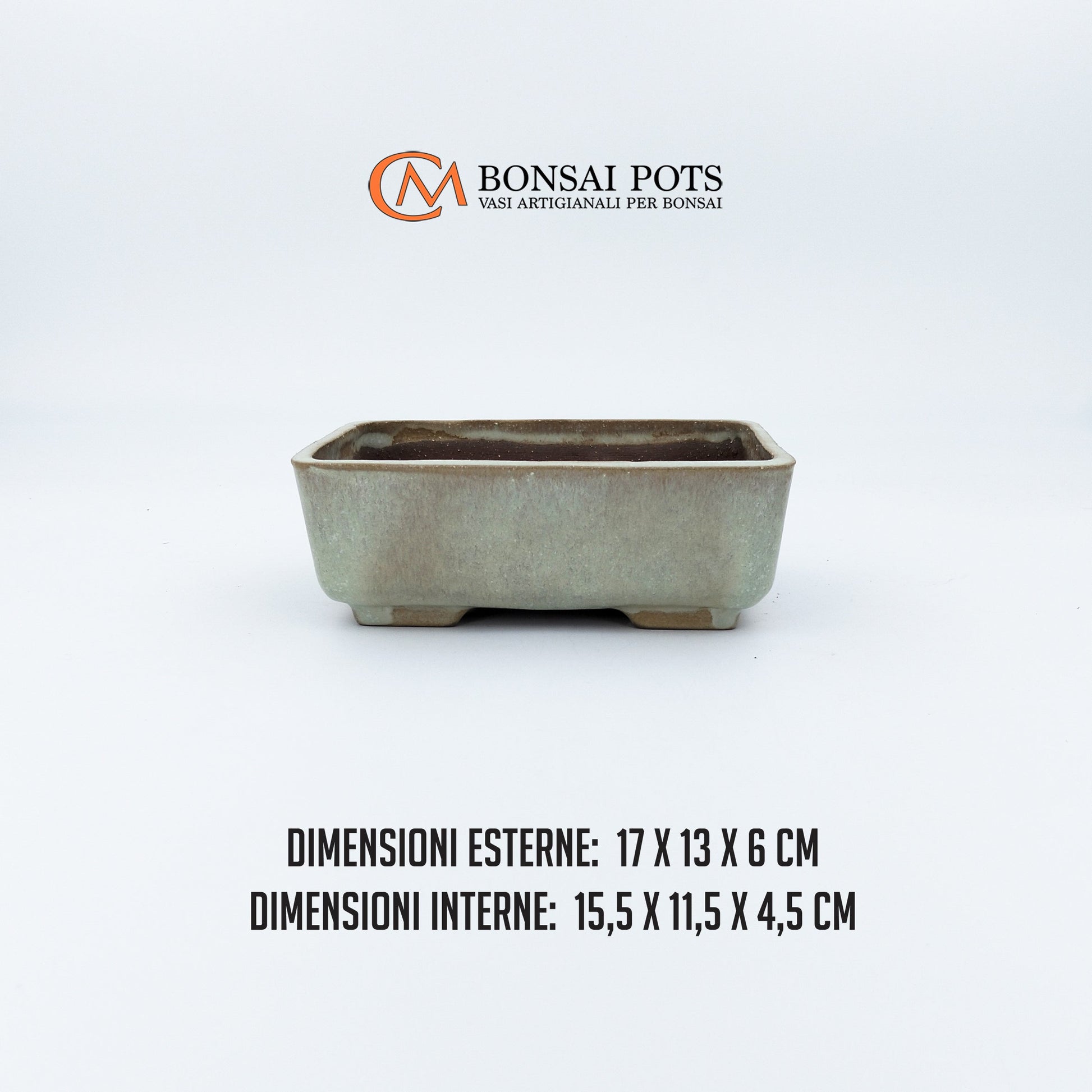 Vaso bonsai rettangolare 17 CM - CMBonsaiPots