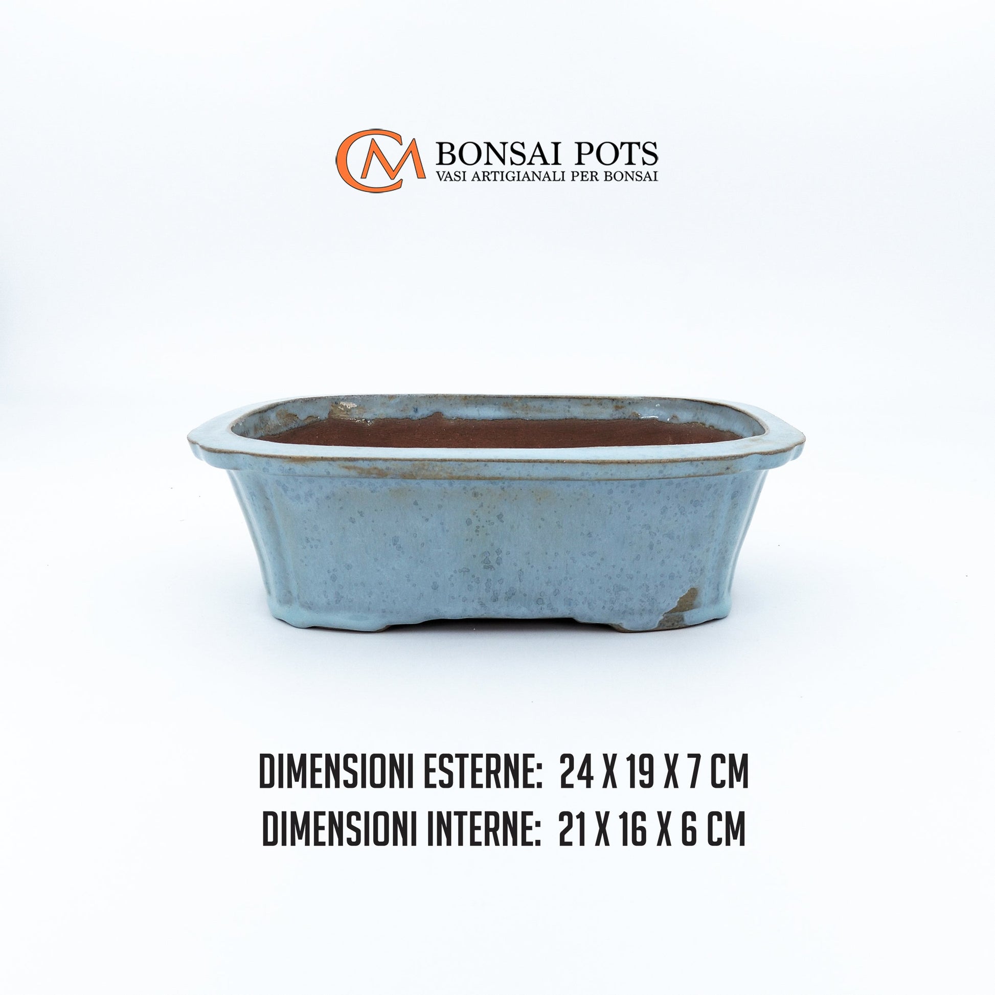 Vaso per bonsai Giapponese Morrisan rettangolare in gres 10,5x9x4,5 cm Vaso per bonsai Giapponese Morrisan rettangolare in gres 10,5x9x4,5 cm