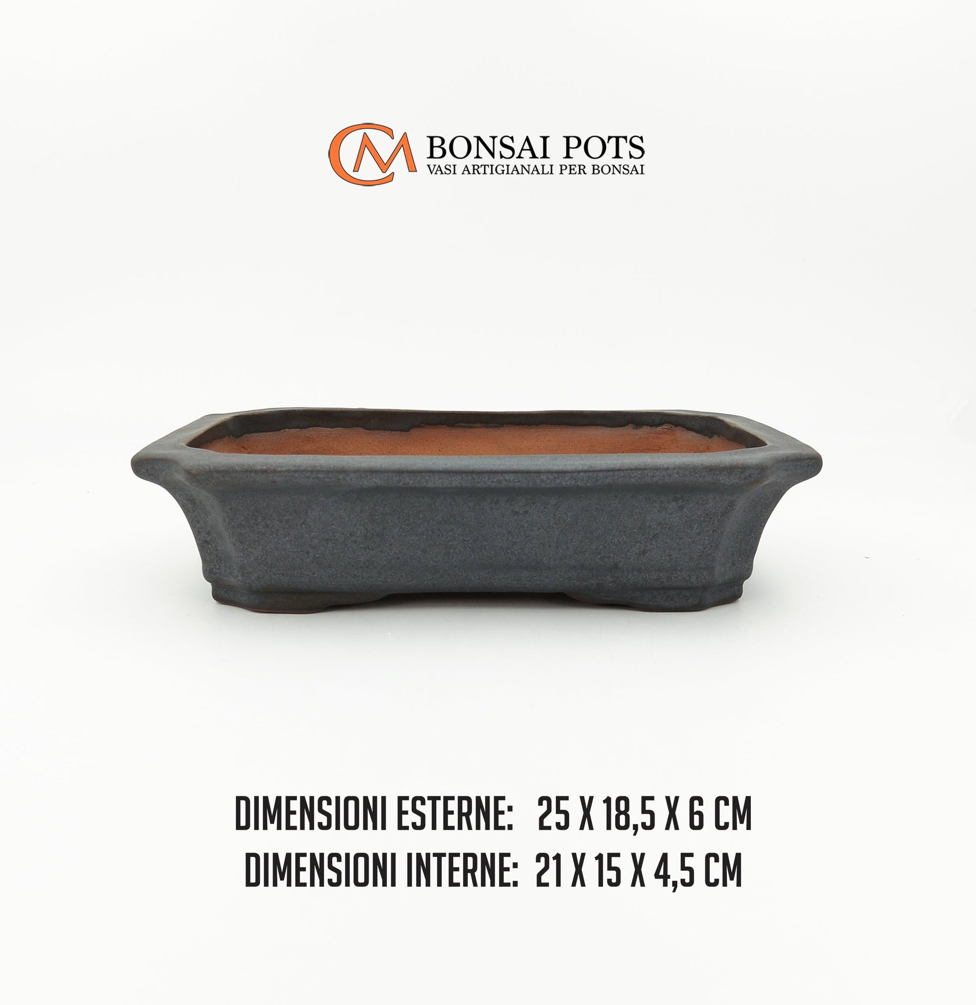 Vaso bonsai rettangolare da 25 CM - CMBonsaiPots