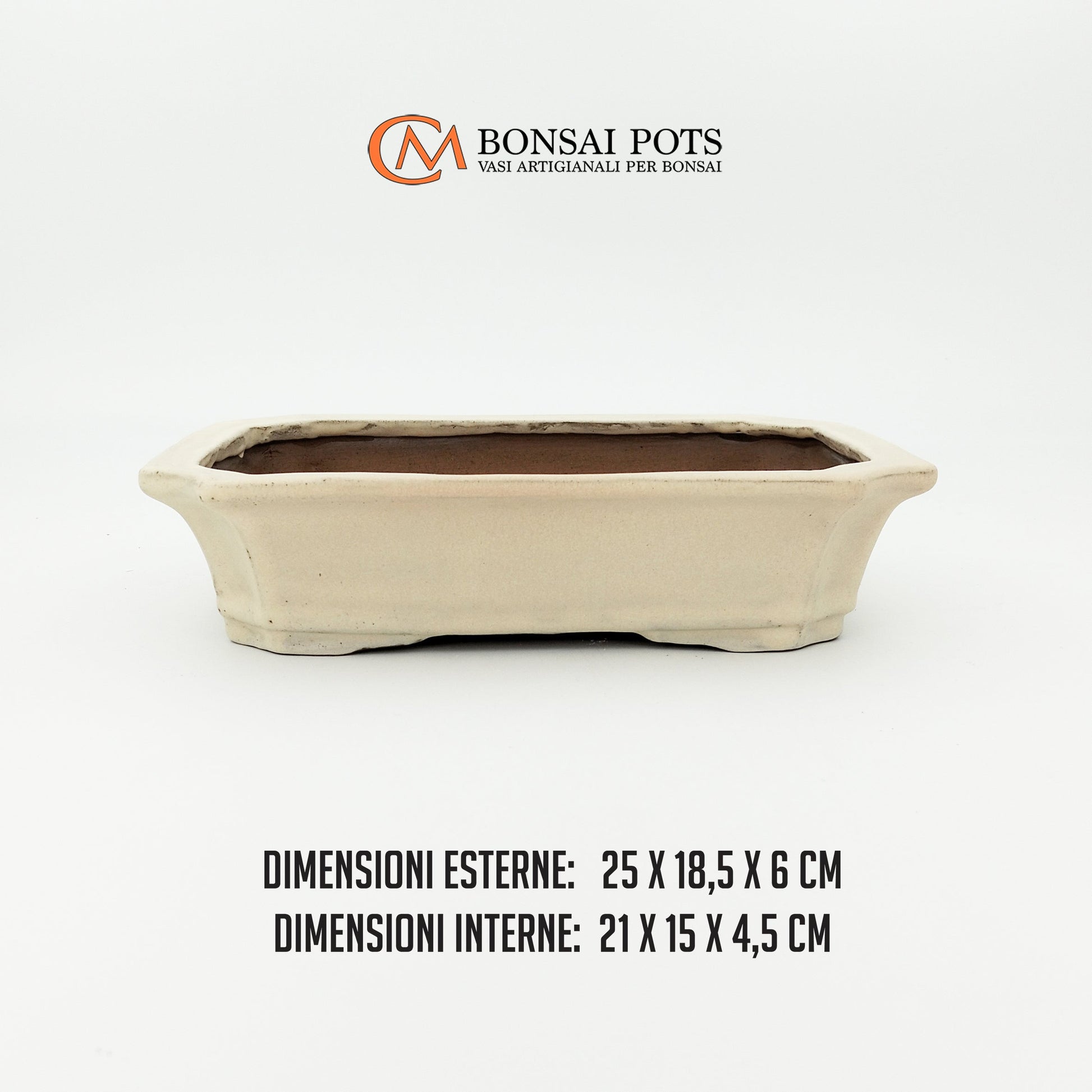Vaso bonsai rettangolare da 25 CM - CMBonsaiPots