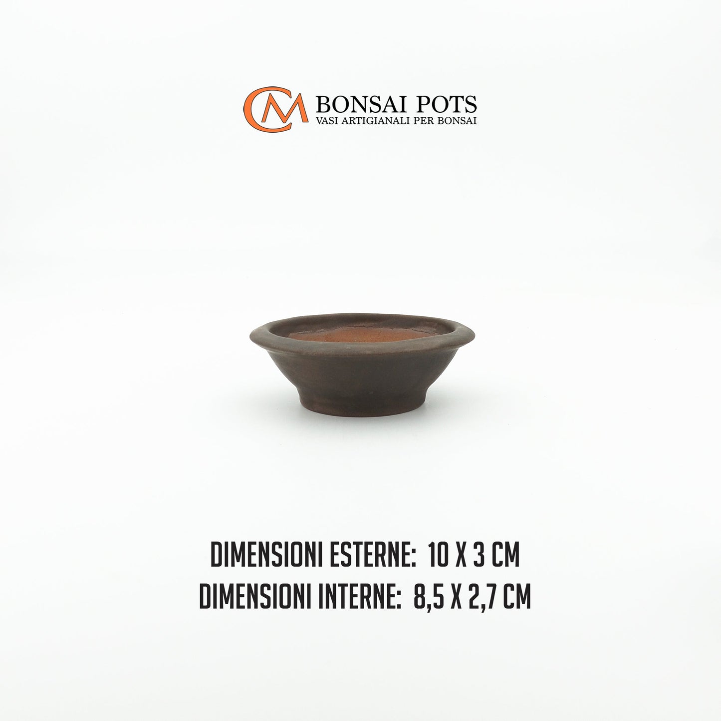 Vaso bonsai rotondo 10 CM - CMBonsaiPots