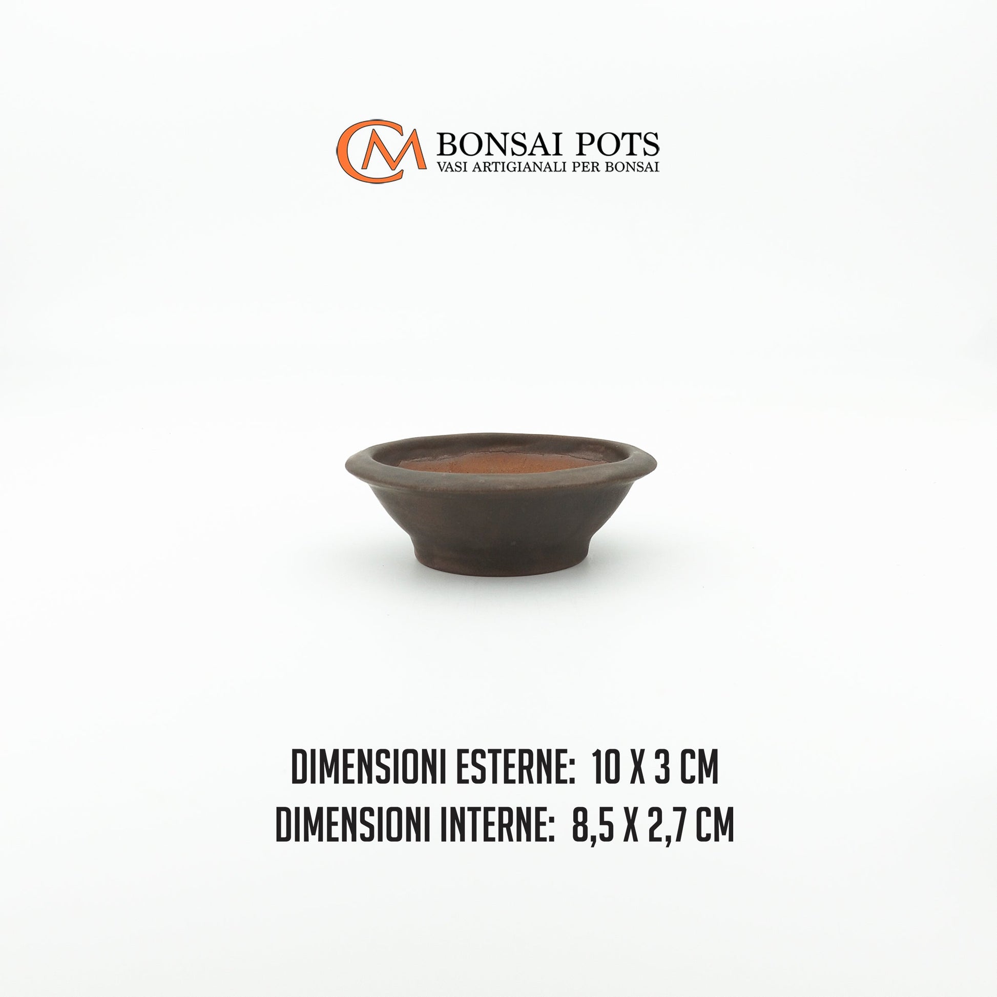 Vaso bonsai rotondo 10 CM - CMBonsaiPots