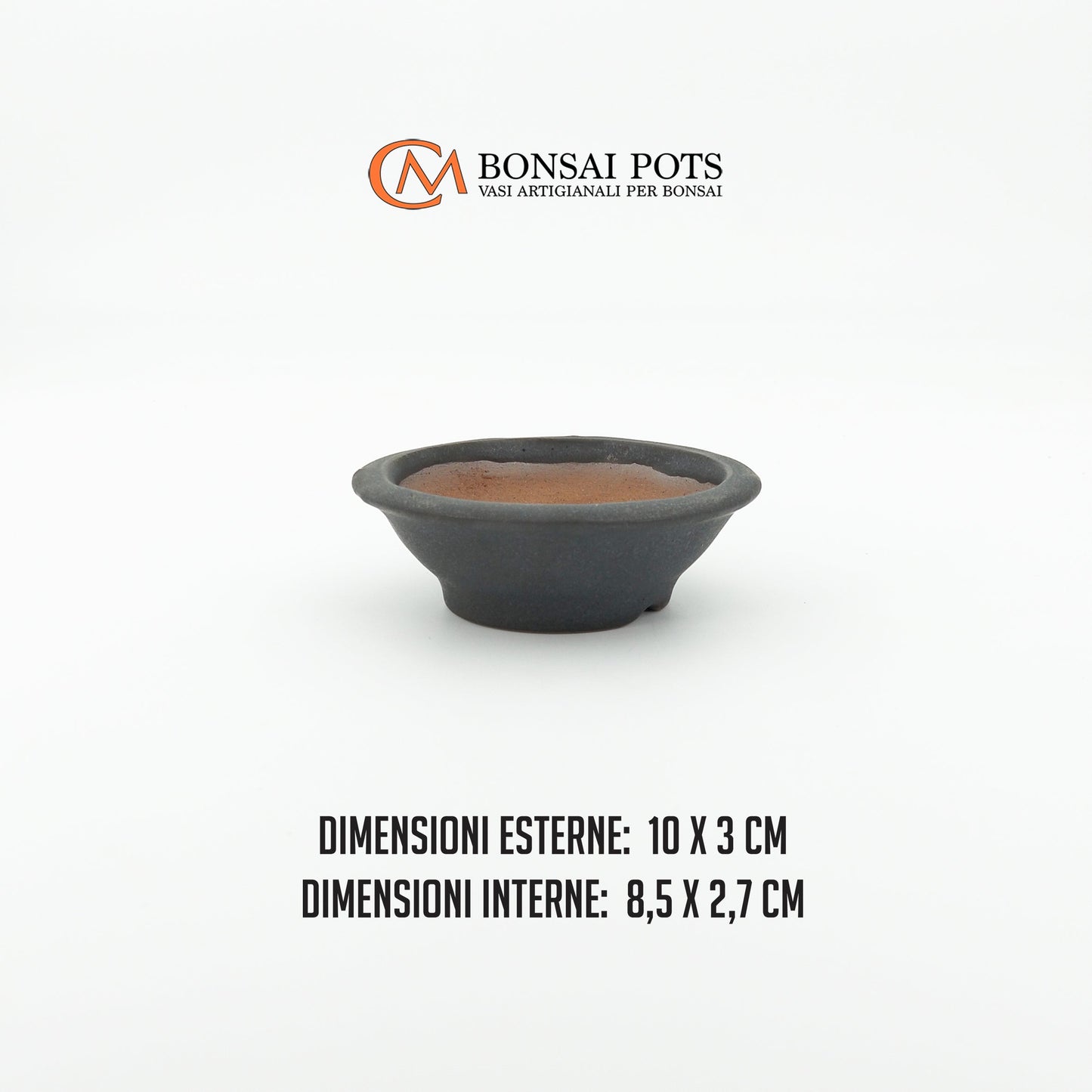 Vaso bonsai rotondo 10 CM - CMBonsaiPots