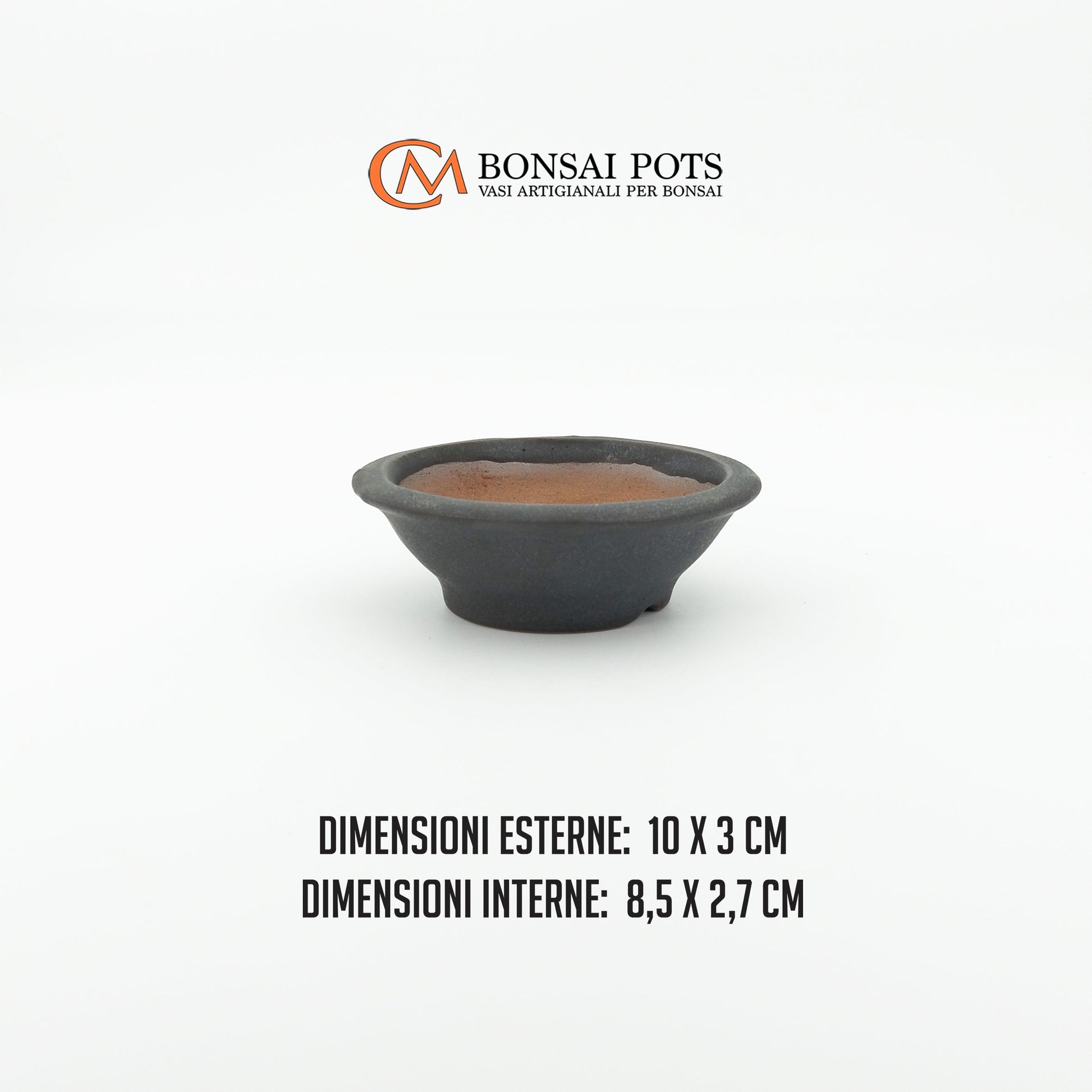 Vaso bonsai rotondo 10 CM - CMBonsaiPots