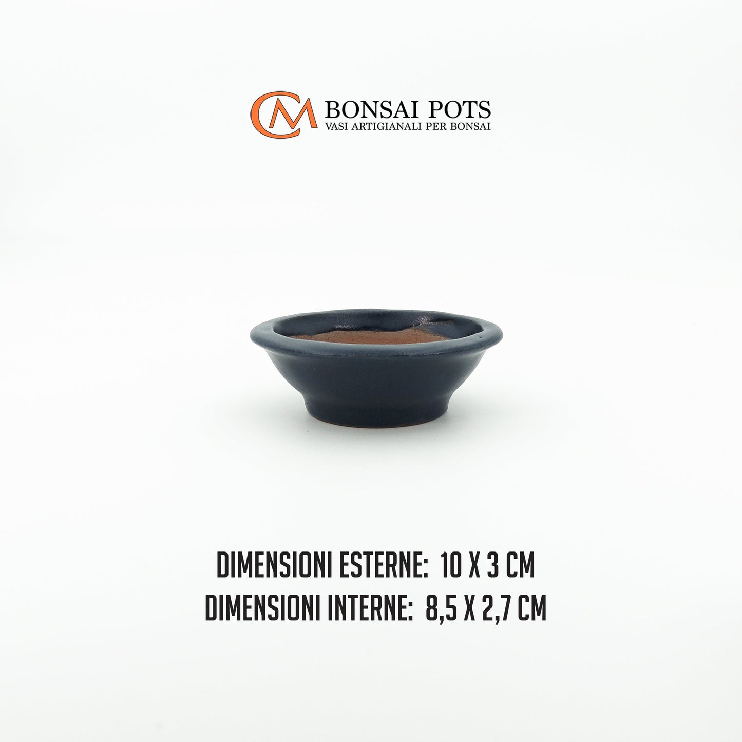 Vaso bonsai rotondo 10 CM - CMBonsaiPots