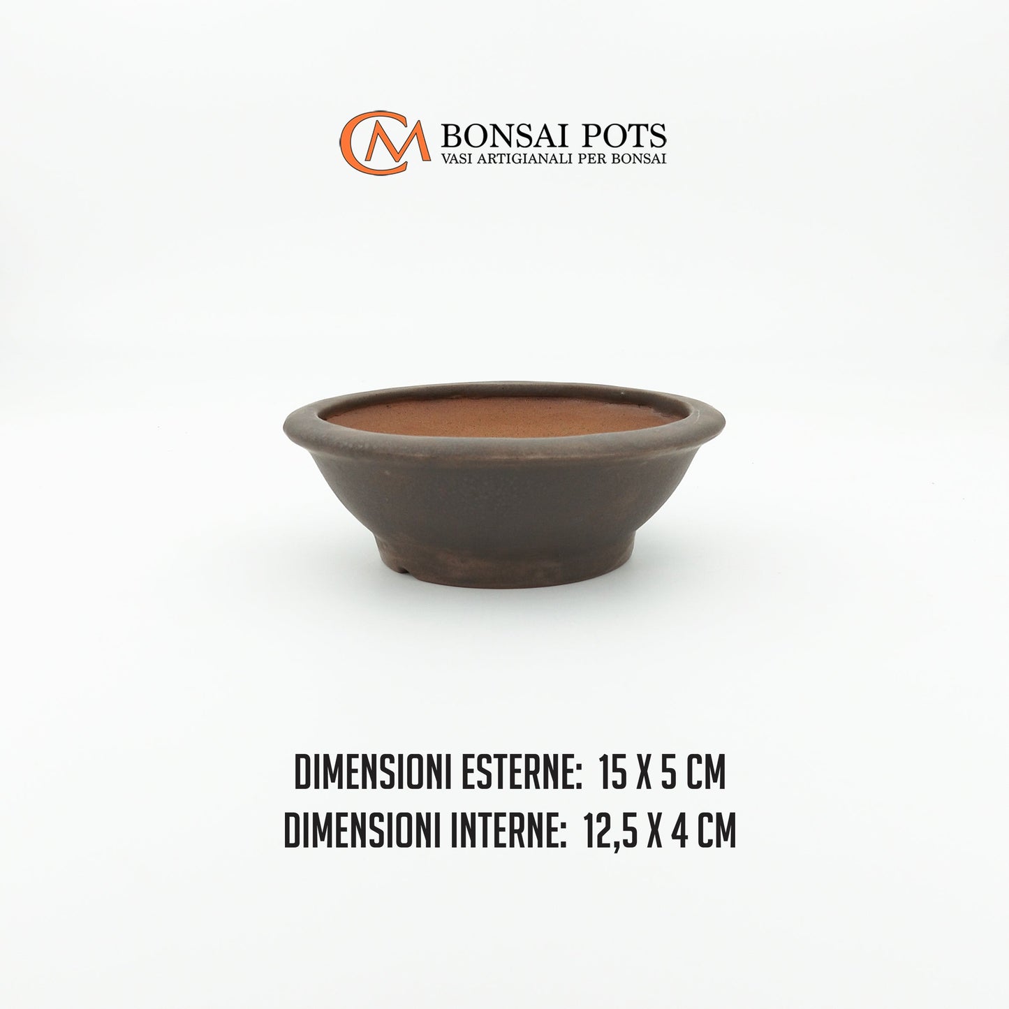 Vaso bonsai rotondo 15 CM - CMBonsaiPots