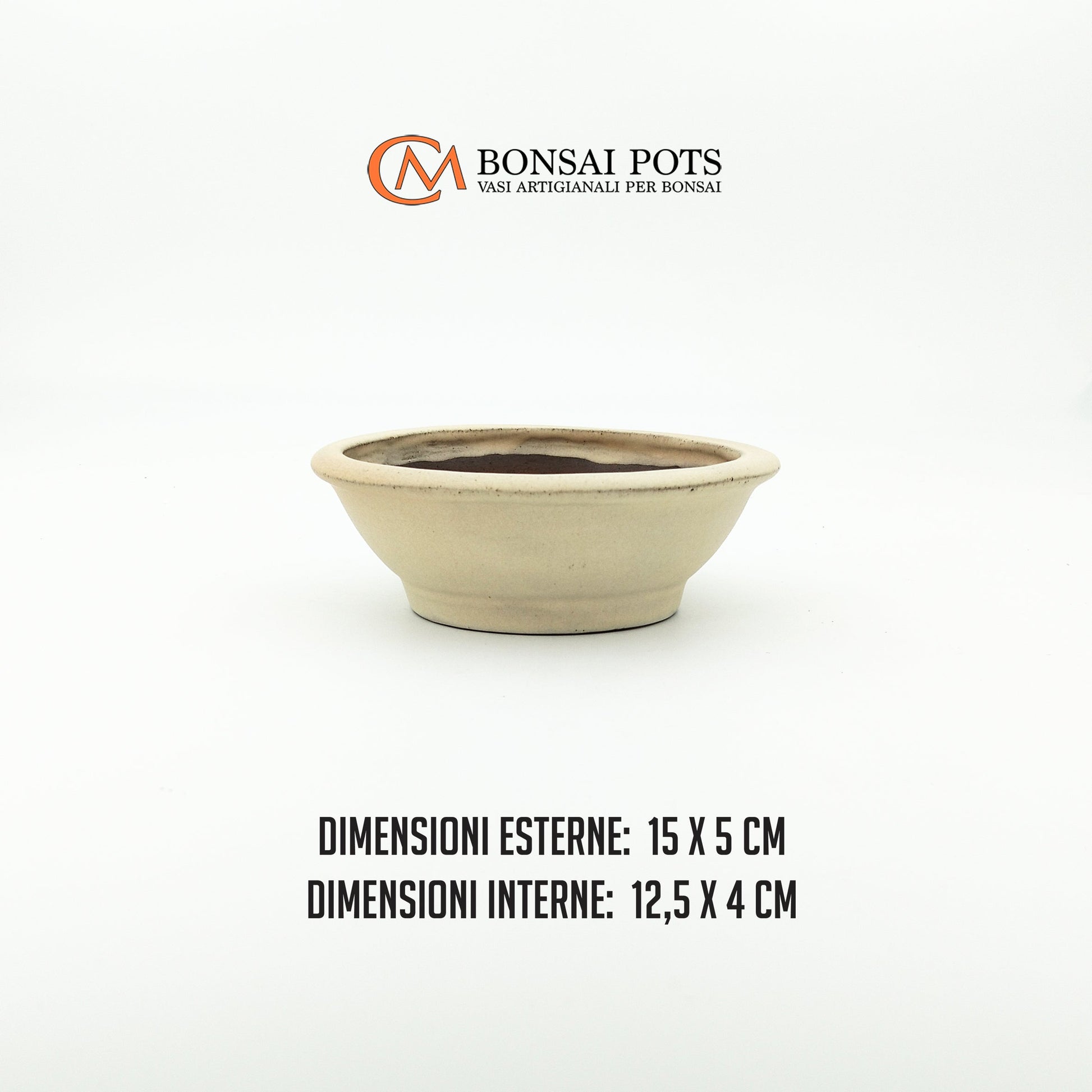 Vaso bonsai rotondo 15 CM - CMBonsaiPots