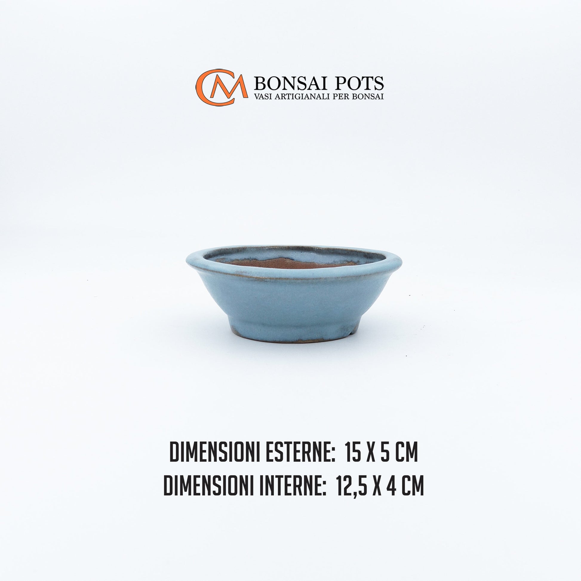 Vaso bonsai rotondo 15 CM - CMBonsaiPots