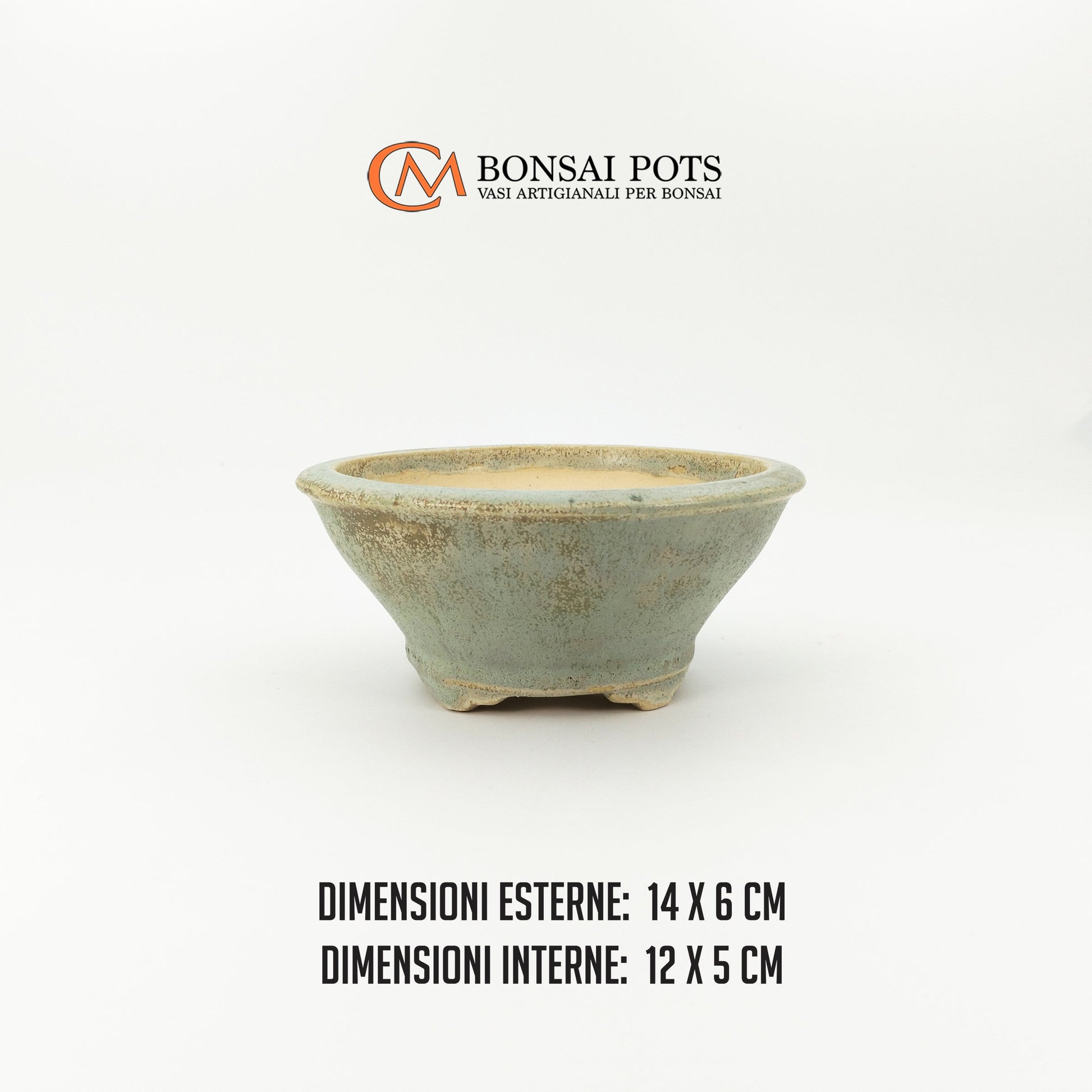 Vaso bonsai rotondo CM 14 - CMBonsaiPots