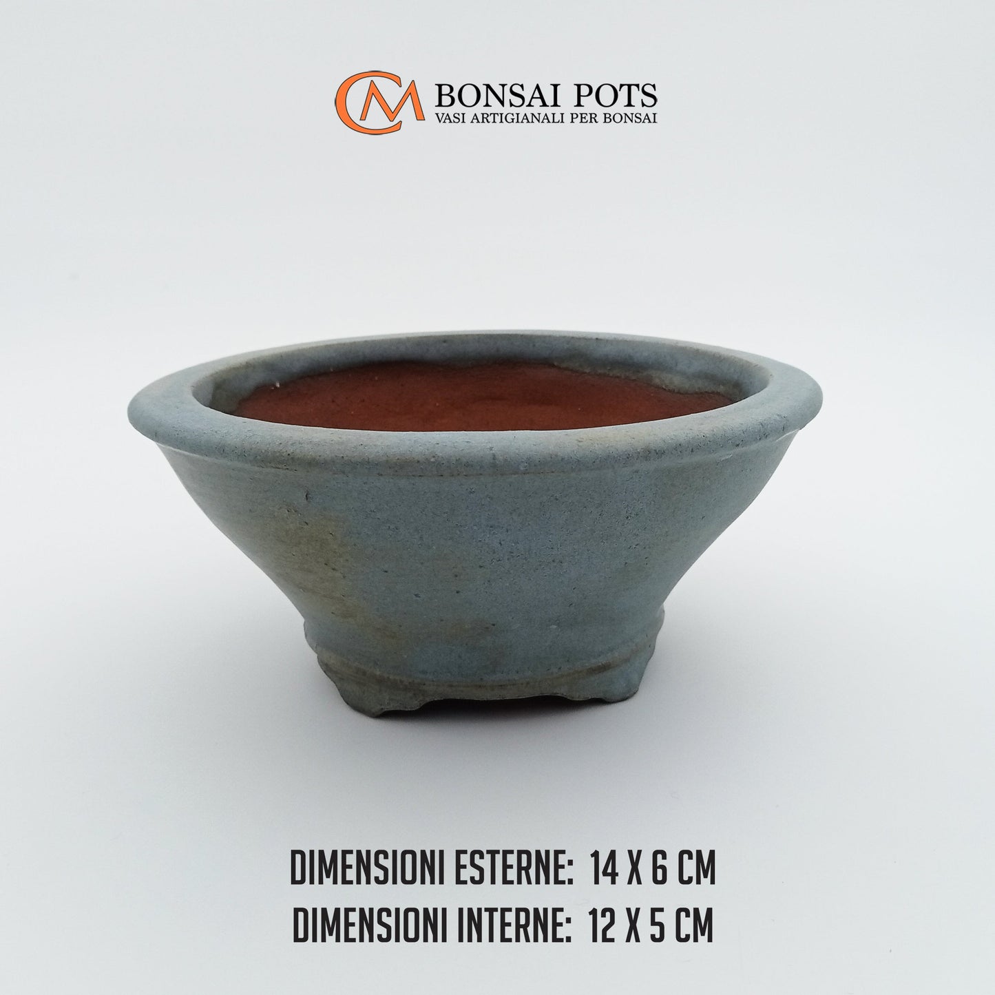 Vaso bonsai rotondo CM 14 - CMBonsaiPots