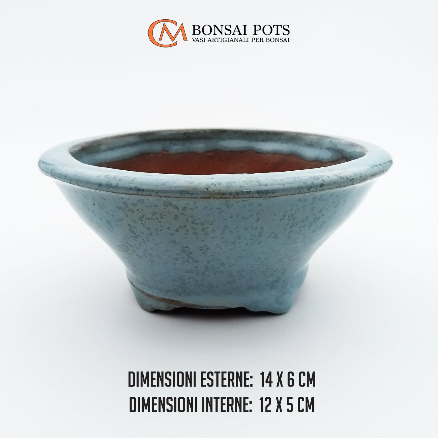 Vaso bonsai rotondo CM 14 - CMBonsaiPots