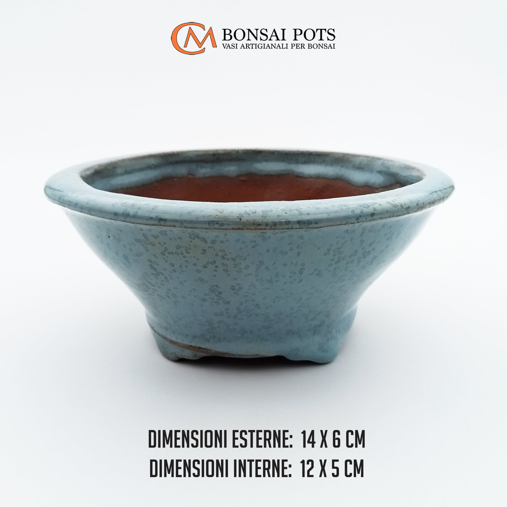 Vaso bonsai rotondo CM 14 - CMBonsaiPots