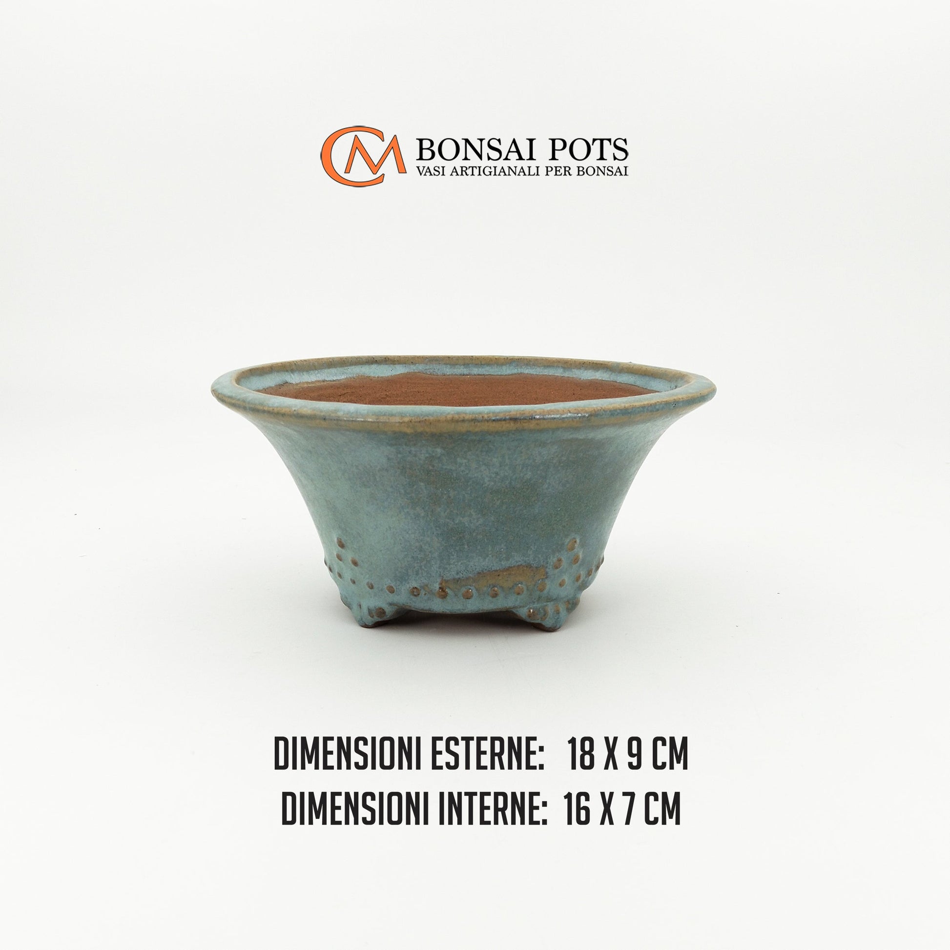 Vaso bonsai rotondo CM 18 - CMBonsaiPots