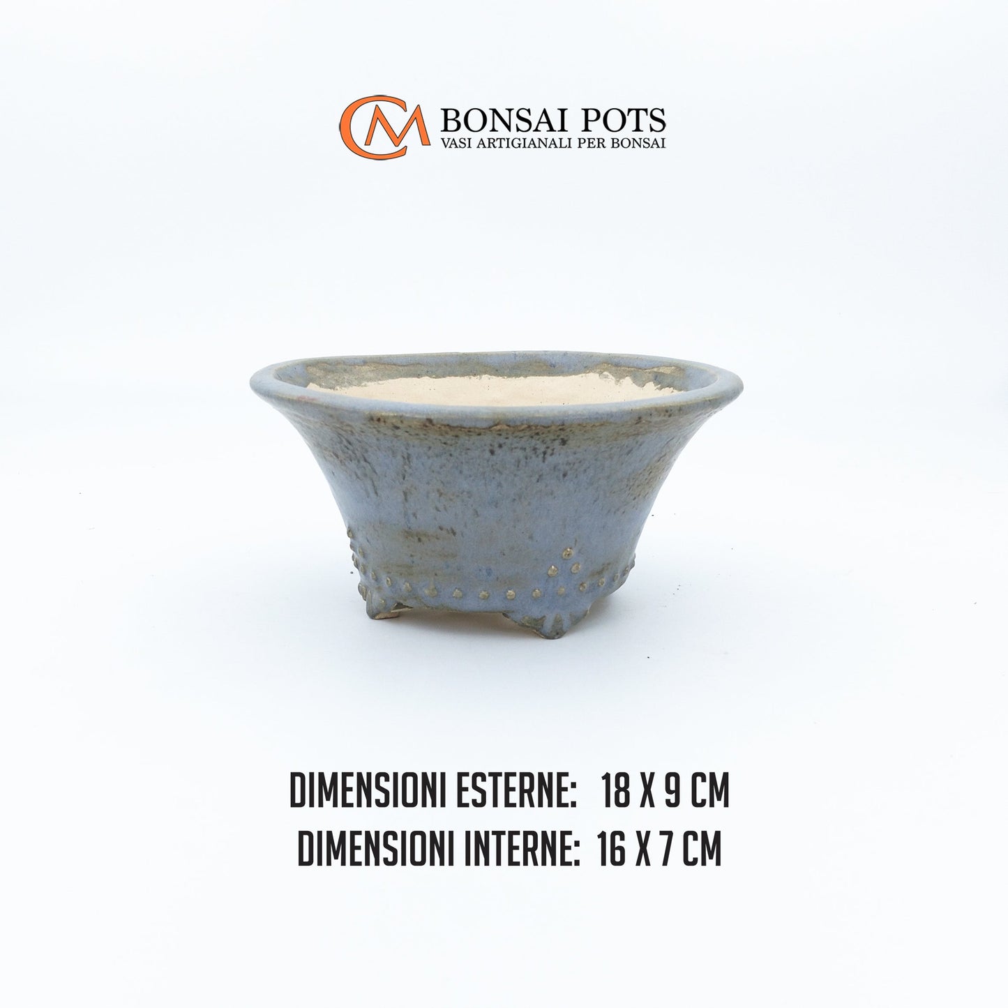 Vaso bonsai rotondo CM 18 - CMBonsaiPots