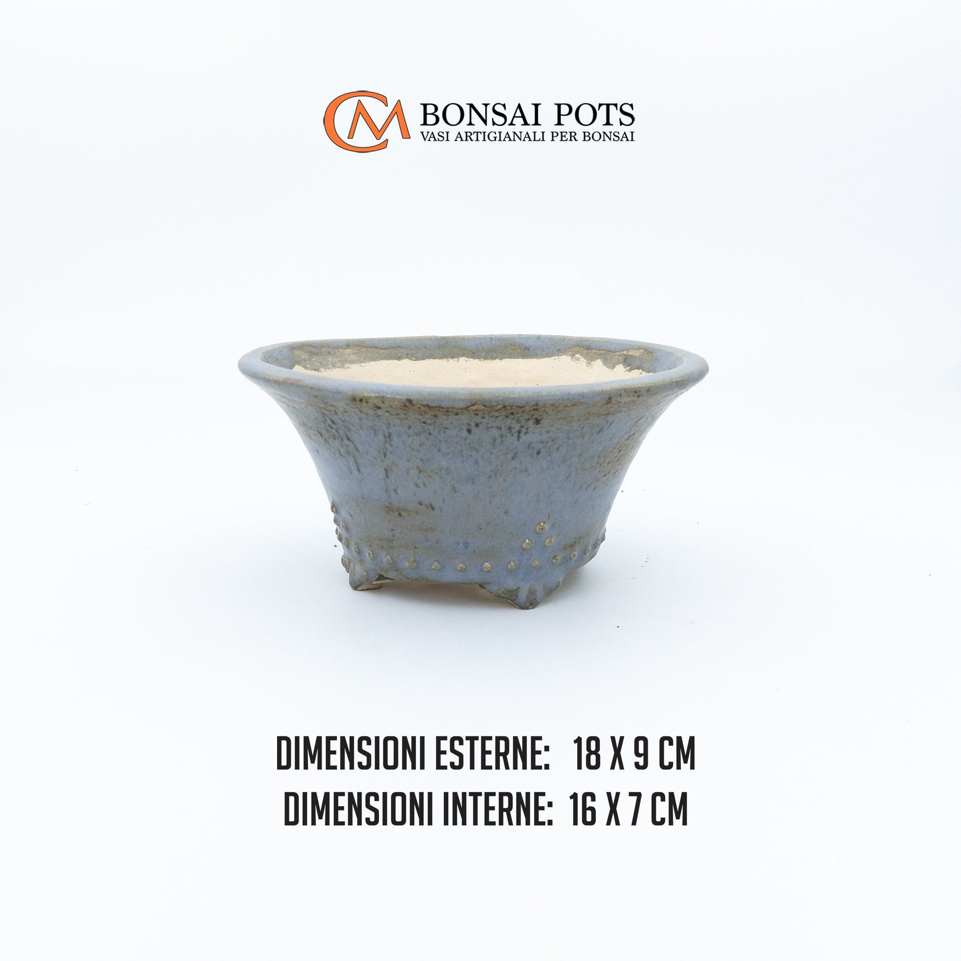 Vaso bonsai rotondo CM 18 - CMBonsaiPots