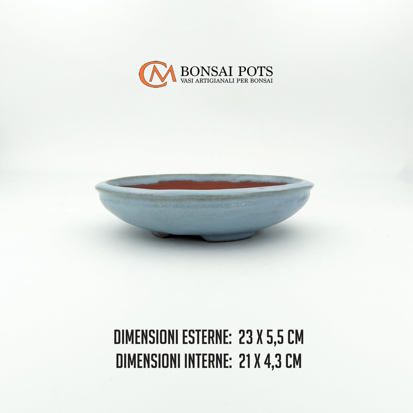 Vaso bonsai rotondo CM 23 - CMBonsaiPots