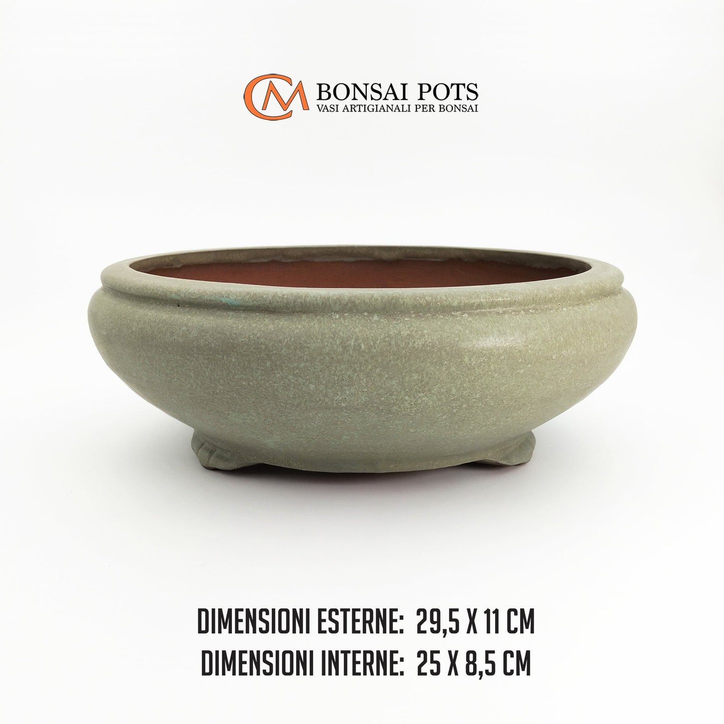 Vaso bonsai rotondo da 29 CM - CMBonsaiPots