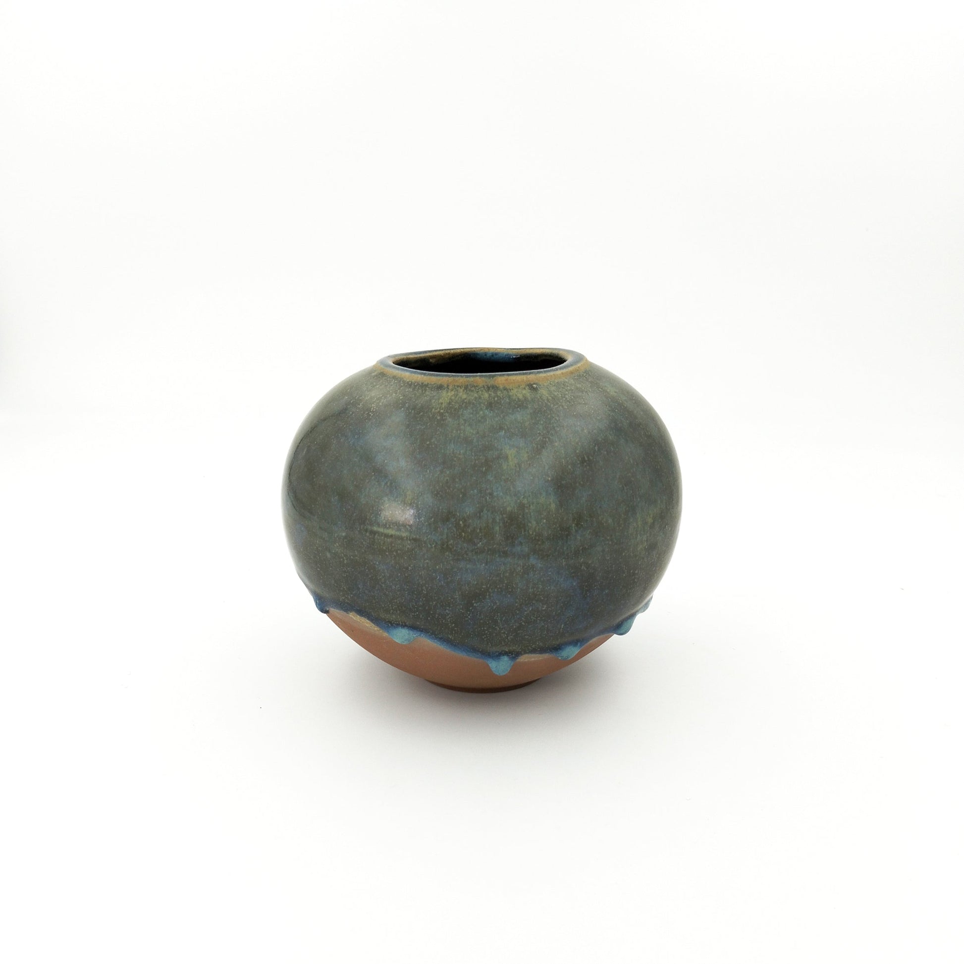 VASO DESIGN MODERNO DA ARREDO IN CERAMICA ARTISTICA H 13 CM - CMBonsaiPots