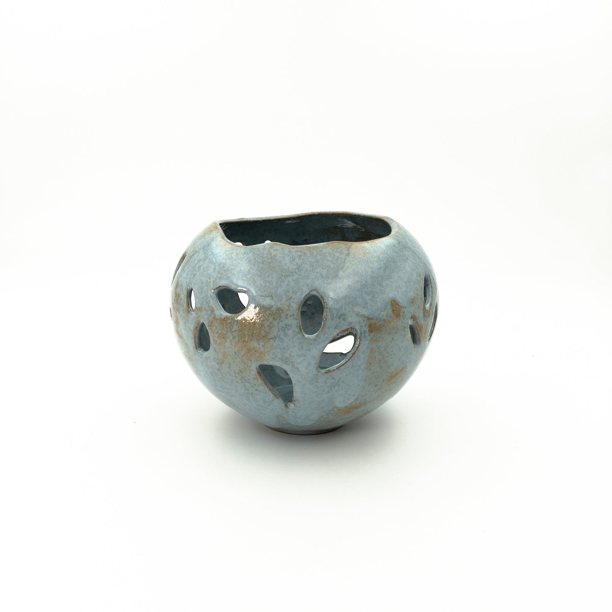 VASO DESIGN MODERNO DA ARREDO IN CERAMICA ARTISTICA H 13 CM - CMBonsaiPots