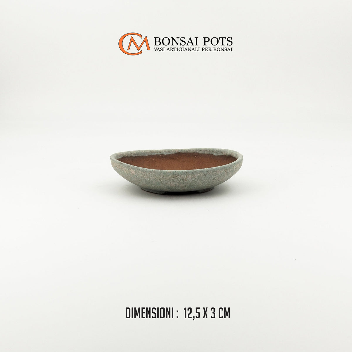 Vaso per bonsai rotondo da 12 cm per erbe di compagnia - CMBonsaiPots